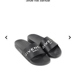 Givenchy Black Slide Sandals